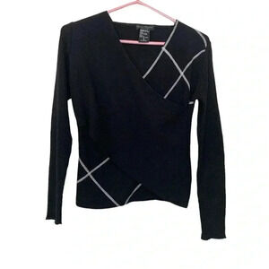 Chiaramente unique design, Italian sweater, 50% Merino/ 50%  acrylic.